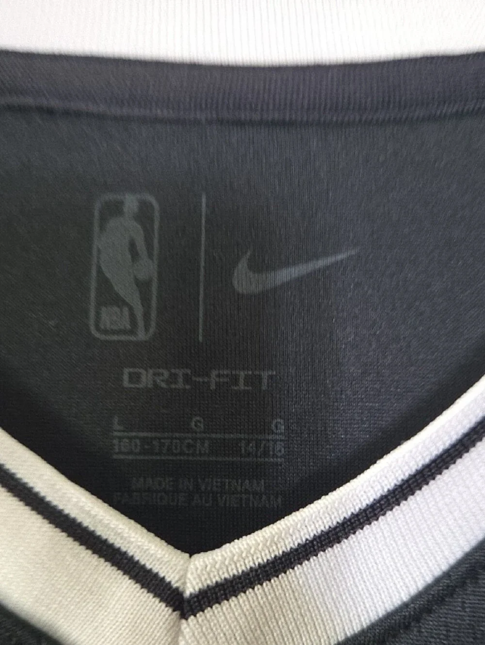 Nike Durant Brooklyn Nets #7 Jersey with White Trim